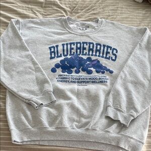 Our Seasons Blueberries Graphic Sweater
